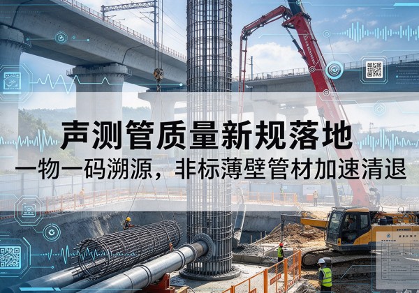 锡林浩特声测管质量新规落地，一物一码溯源，非标薄壁管材加速清退